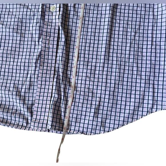Brooks Brothers Mens/Teens Madison Button Down Shirt Pink/ Blue Size Large - Picture 8 of 10